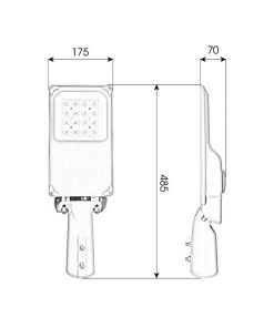 Đèn LED đường phố M22 - 50W